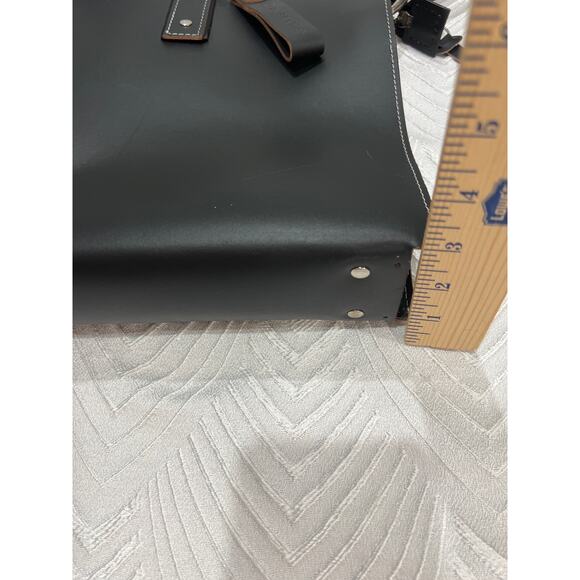 Vacavaliente Recycled Leather Briefcase Argentina Black Robb Vices Set Sale !!! - Picture 8 of 11